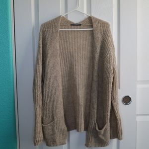 Brandy Melville Tan Cardigan